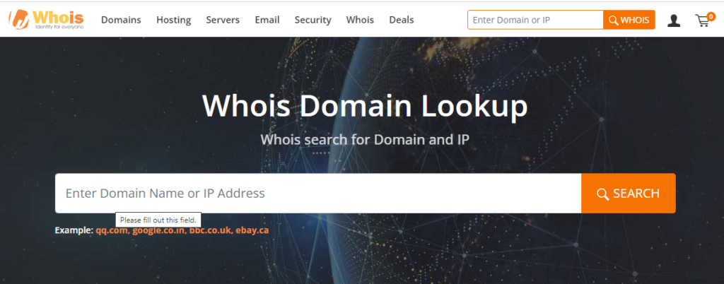 Looking Up Domain Registration Details