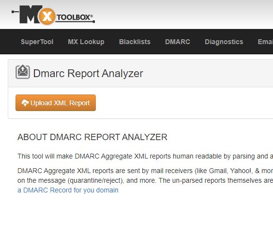 How To Use MxToolbox DMARC Analyzer