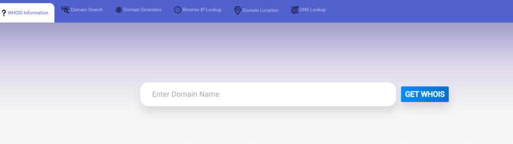Start with a WHOIS Looku
